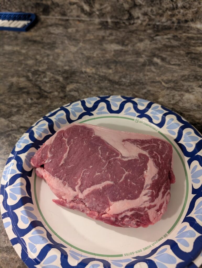 I don't cook a lot of steak. Roast me