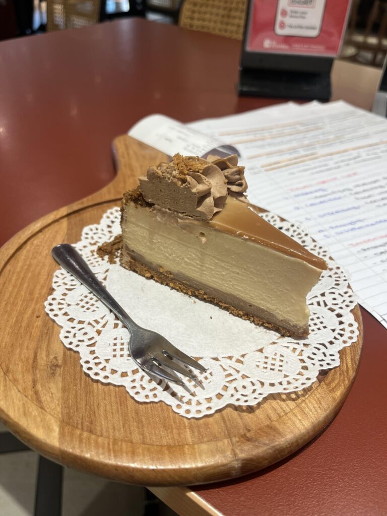 Biscoff cheesecake calories ? Quite small