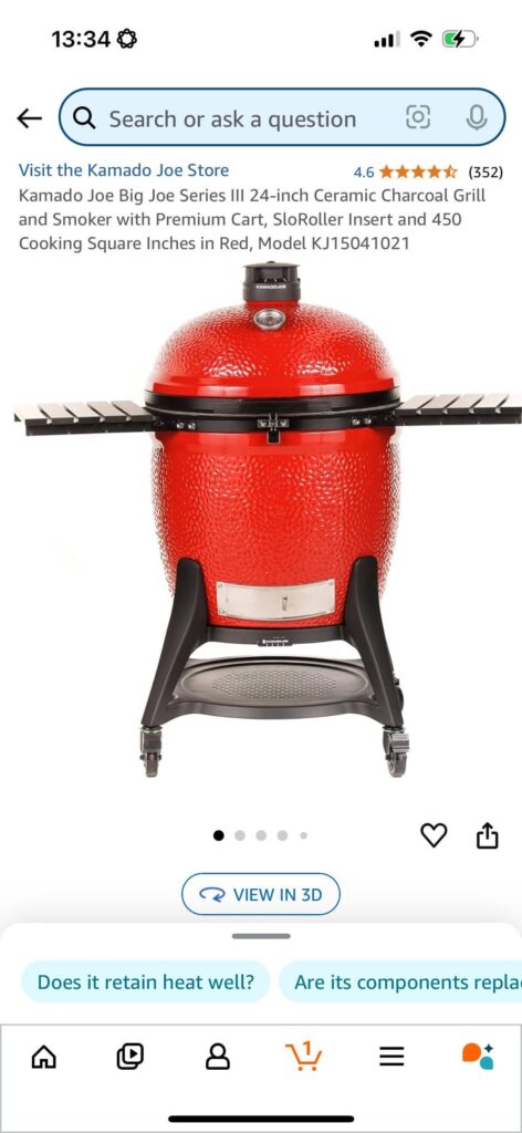 Big Joe III is $2,499 on Amazon