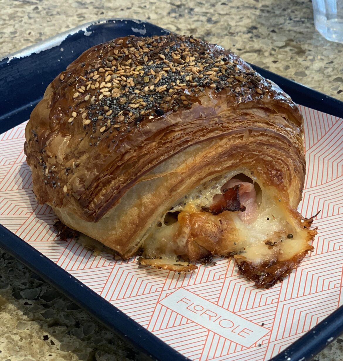 If you like ham and cheese croissants, check out Floriole Cafe