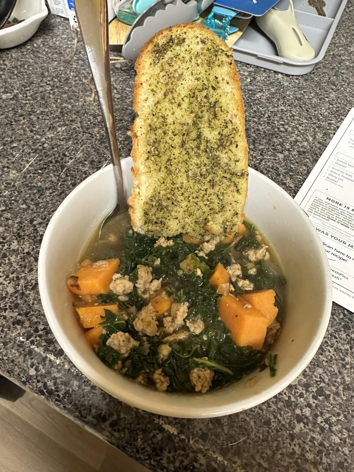 Chicken Sausage & Sweet Potato Soup