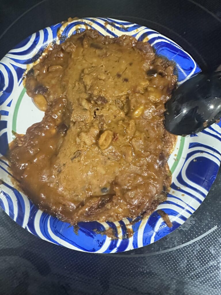 Eating MRE’s cause they’re easy.