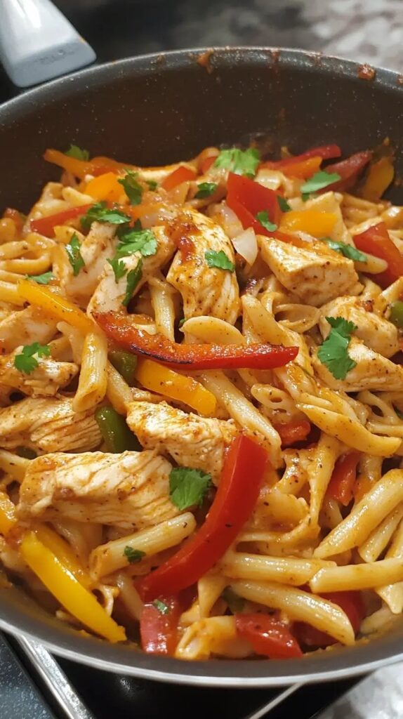 Chicken Fajita Pasta: A Perfect Tex-Mex and Italian Fusion
