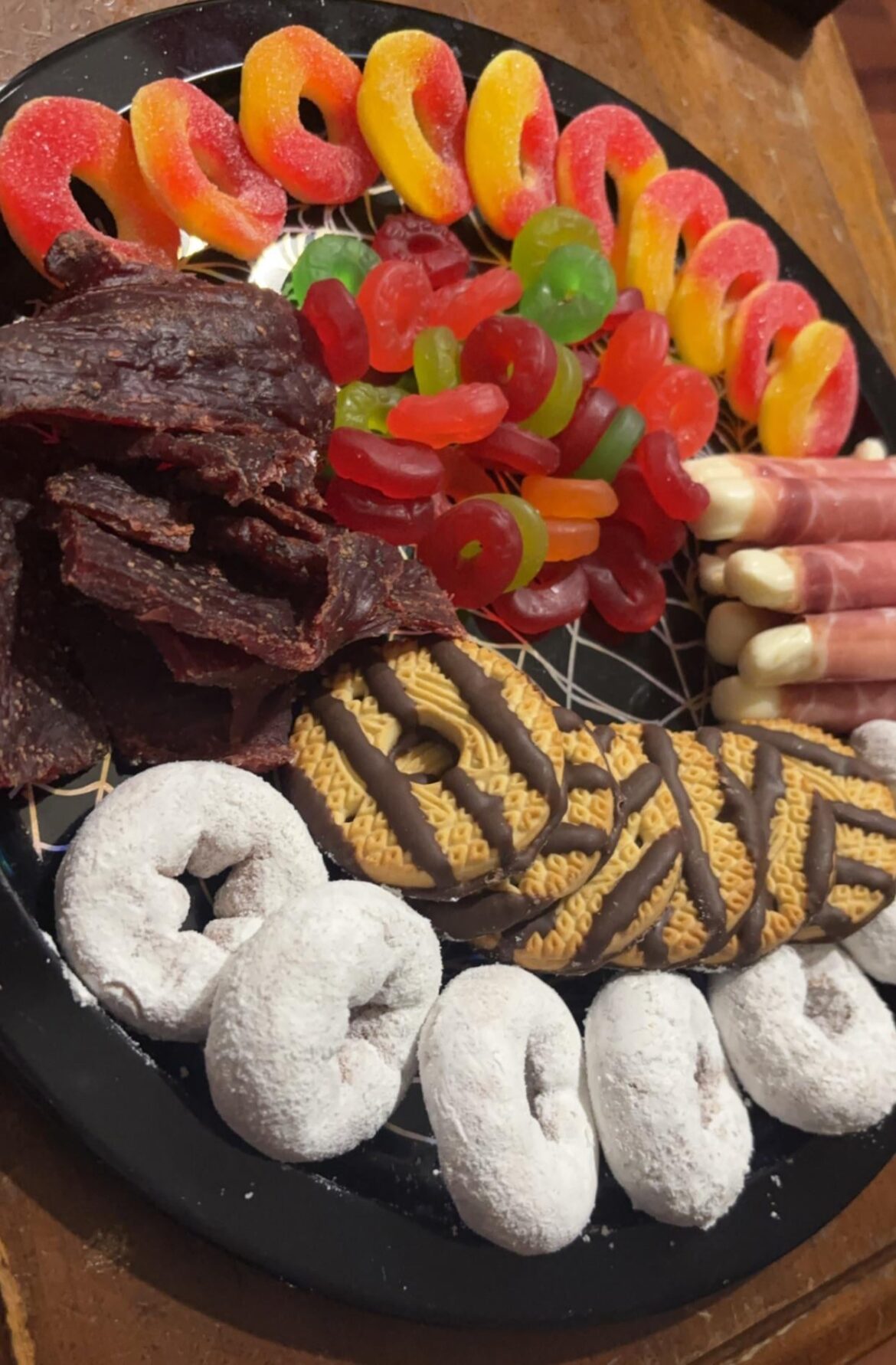 My husbands 1st try at a charcuterie board