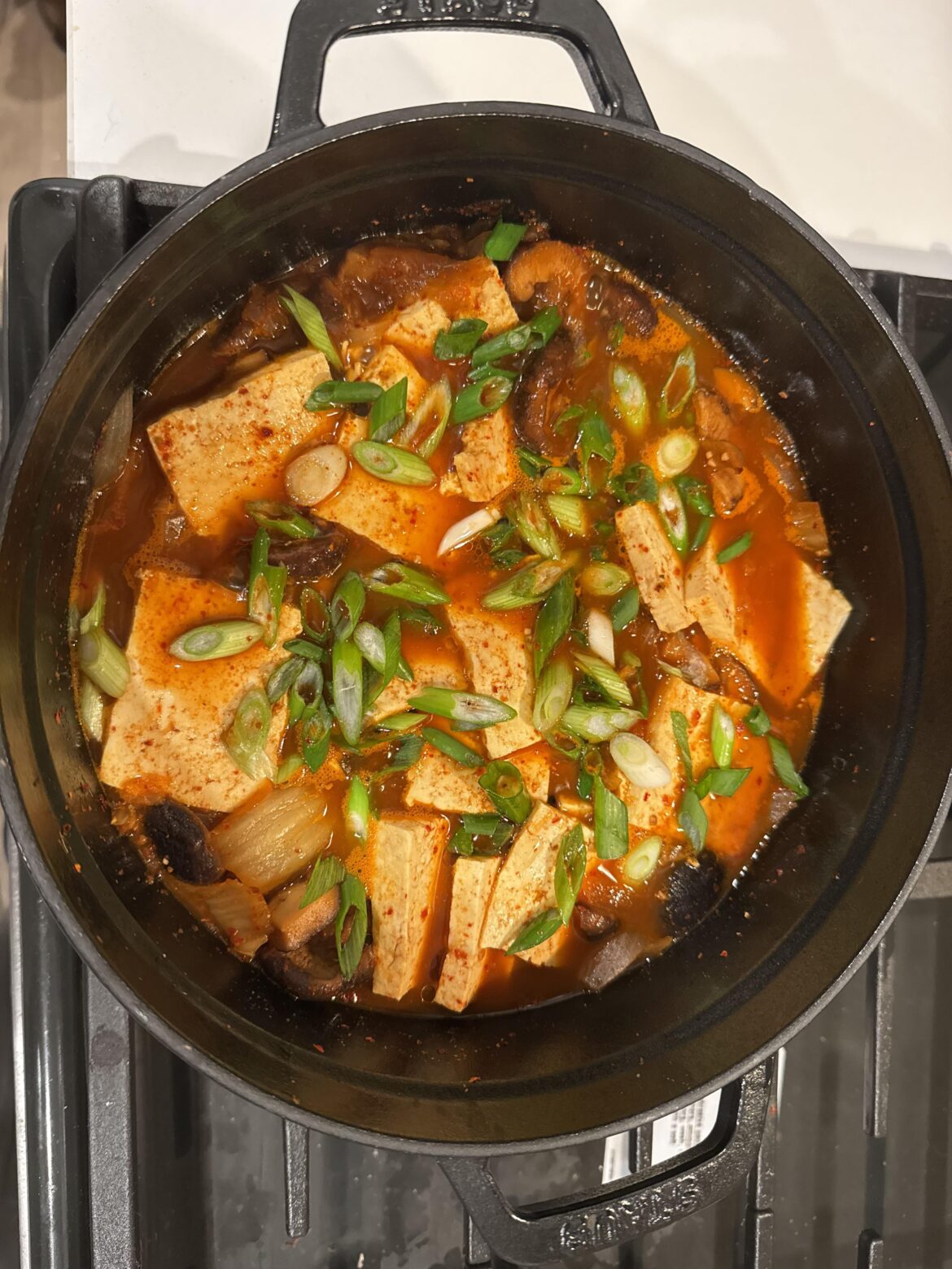 Tried my hand at Vegan Kimchi Jjigae!