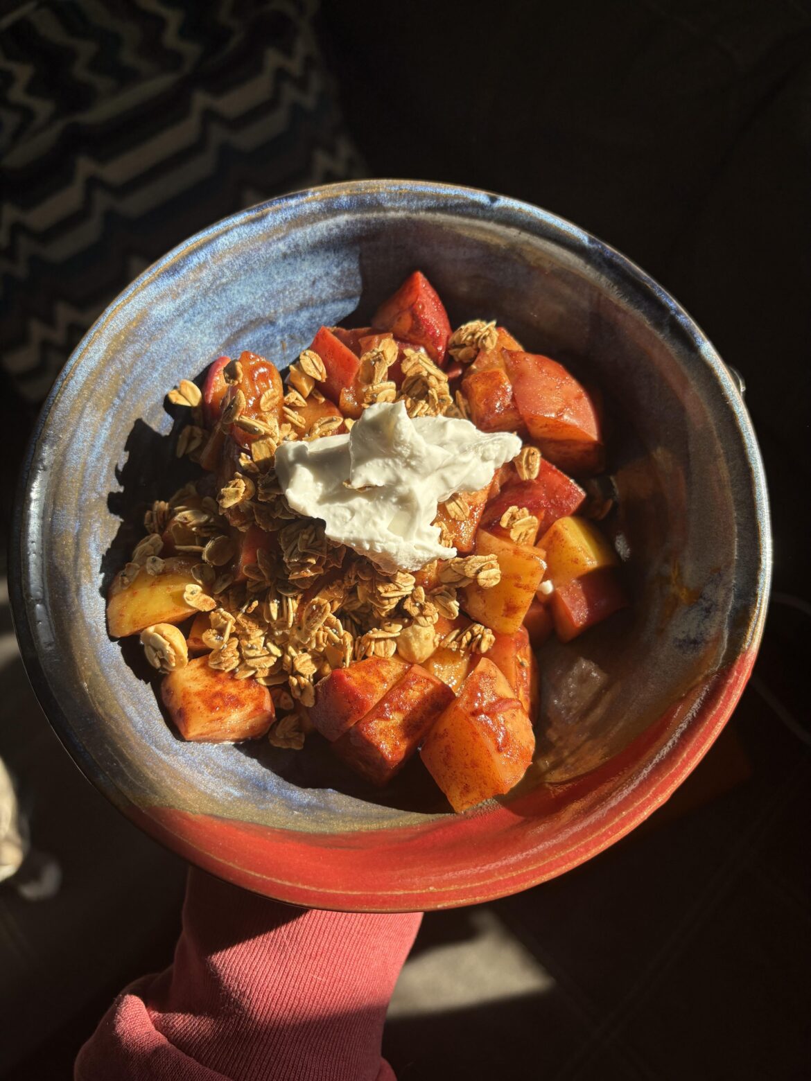 Cinnamon baked apple bowl!!