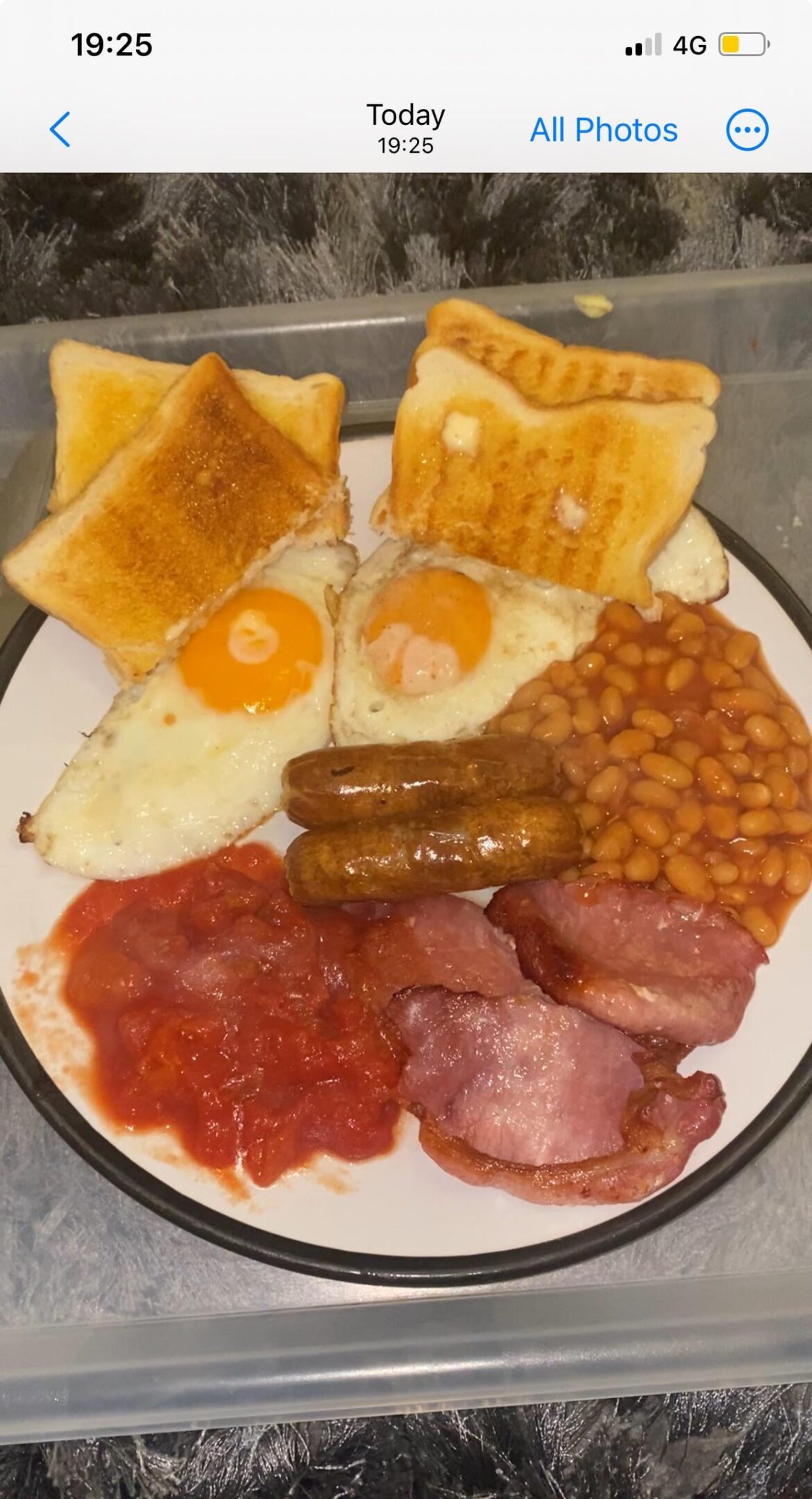 3/4 fry up!