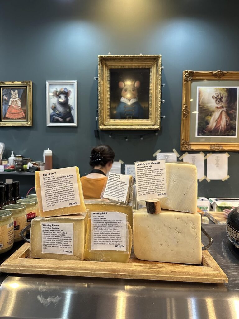 Visited a great cheese shop. The quicke’s goat cheddar in the pic is incredible.