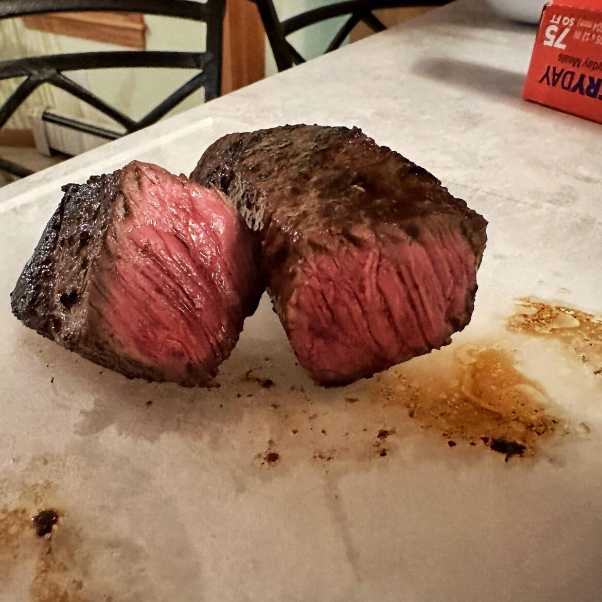 Note to self: Don’t think you can get away with cooking boneless short rib like it’s a steak Note to self: Don’t think you can get away with cooking boneless short rib like it’s a steak