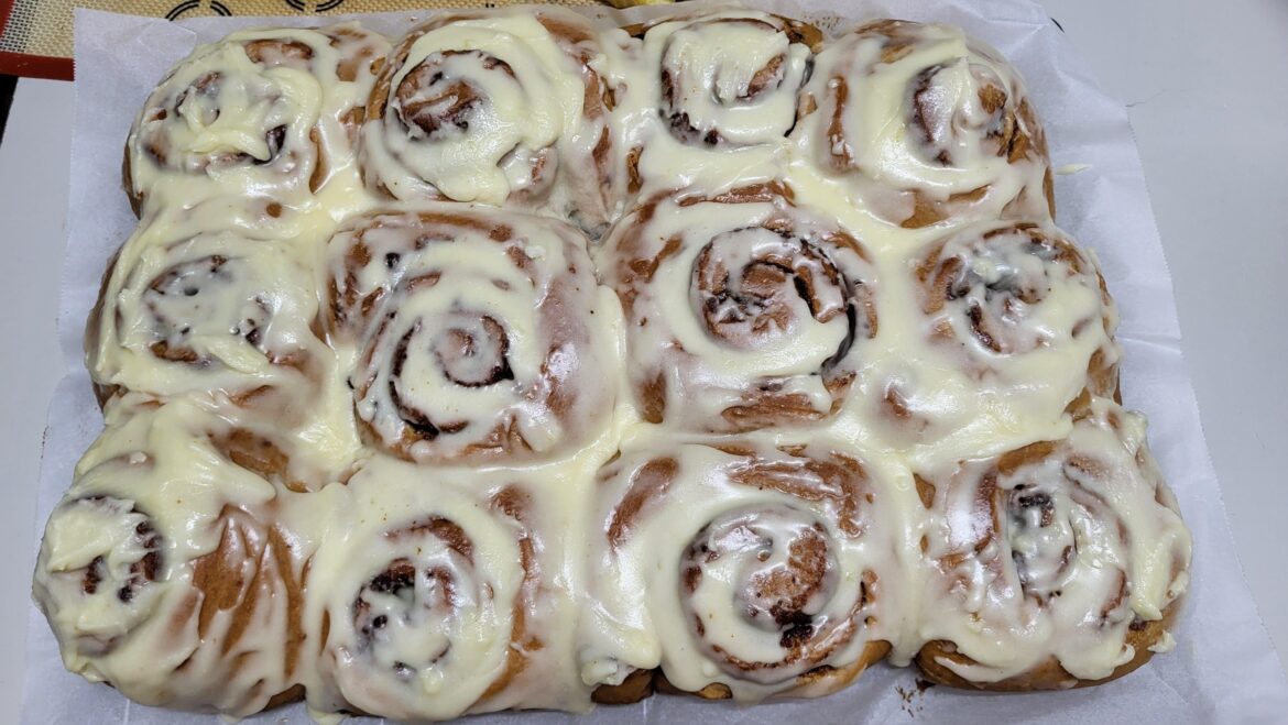 I made cinnamon roll today