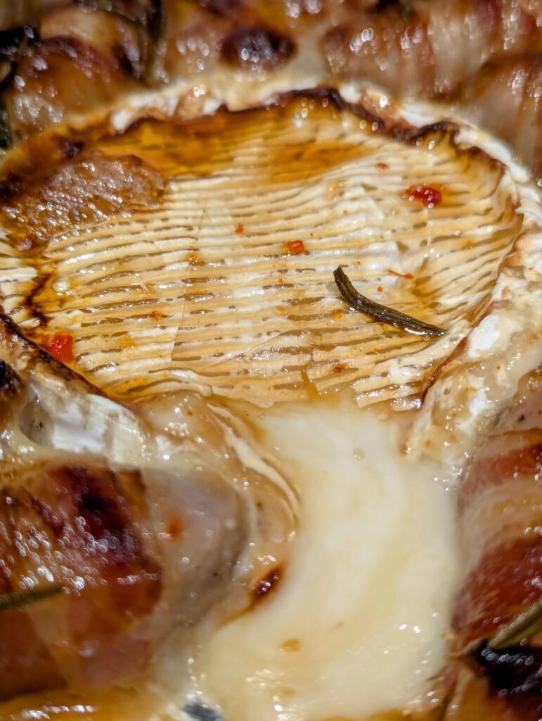 Camembert, Pigs In Blankets, Sweet chili Chutney, Rosemary & Honey