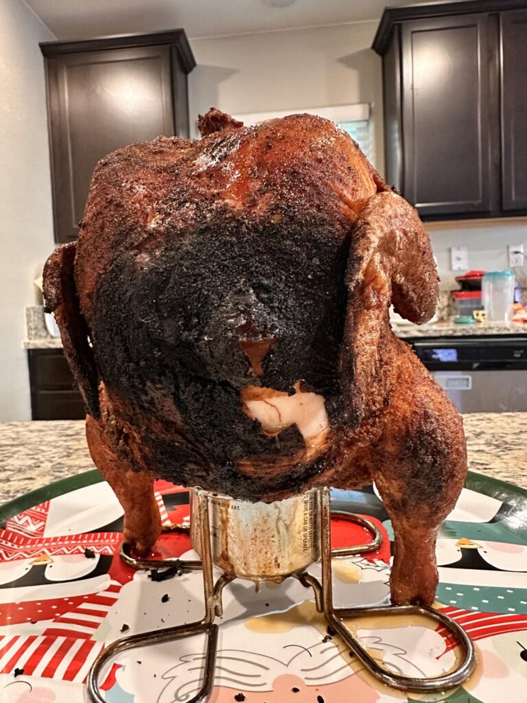 Beer can chicken