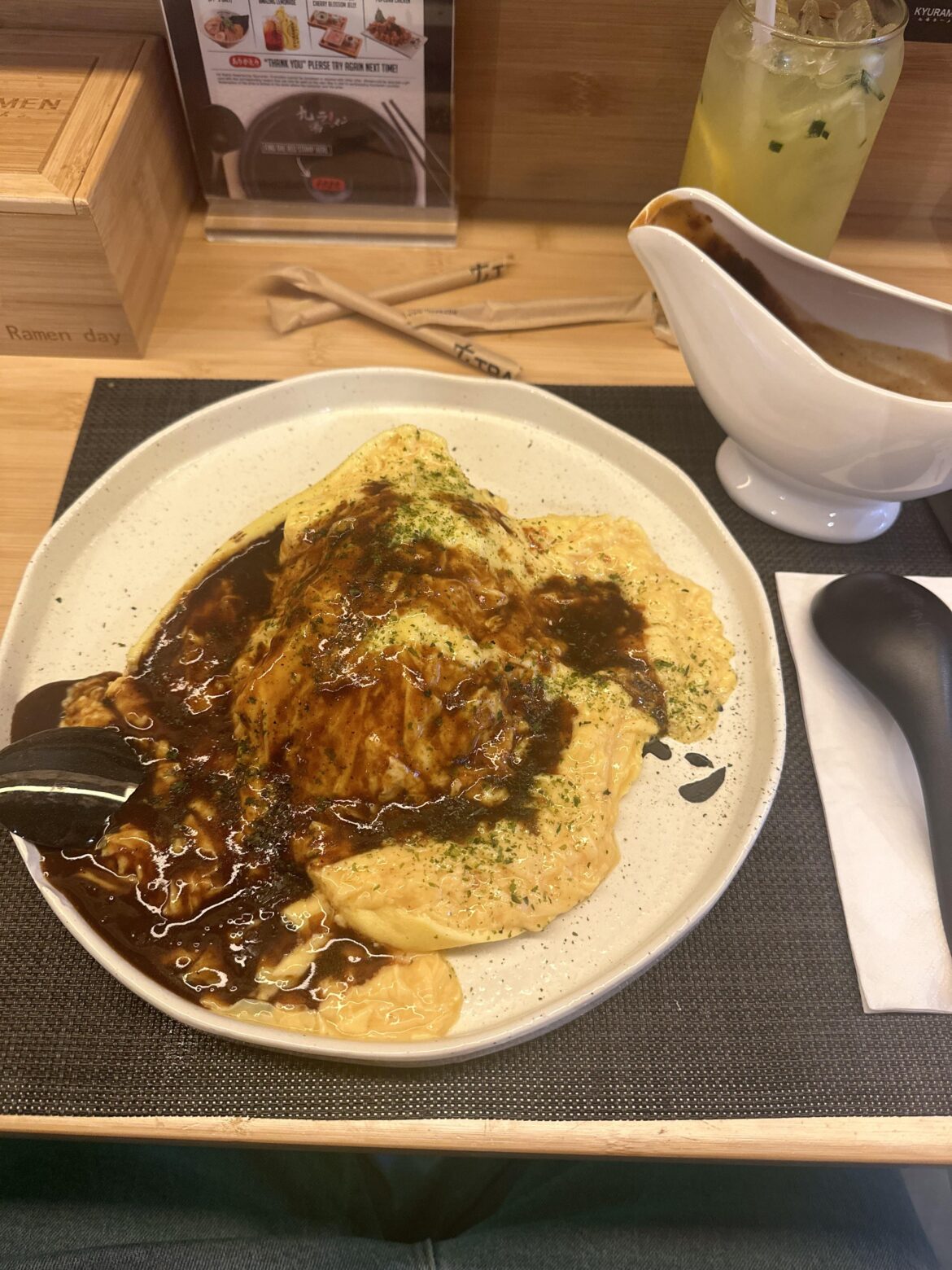 Classic omurice, literally one of the best things I’ve ever eaten.  Magical.