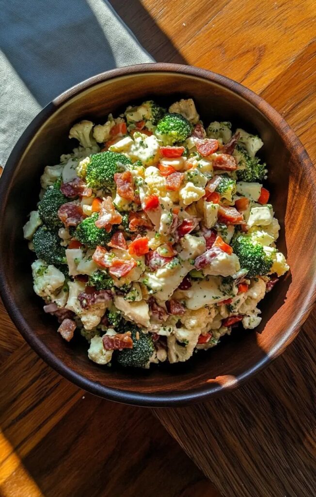 Broccoli Cauliflower Salad: Fresh, Flavorful, and Perfect for Any Occasion!