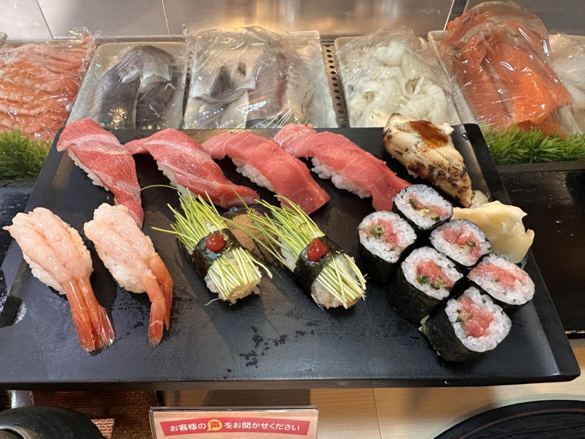 5AM Sushi Breakfast,  Sushizanmai at Tsukiji Market in Tokyo