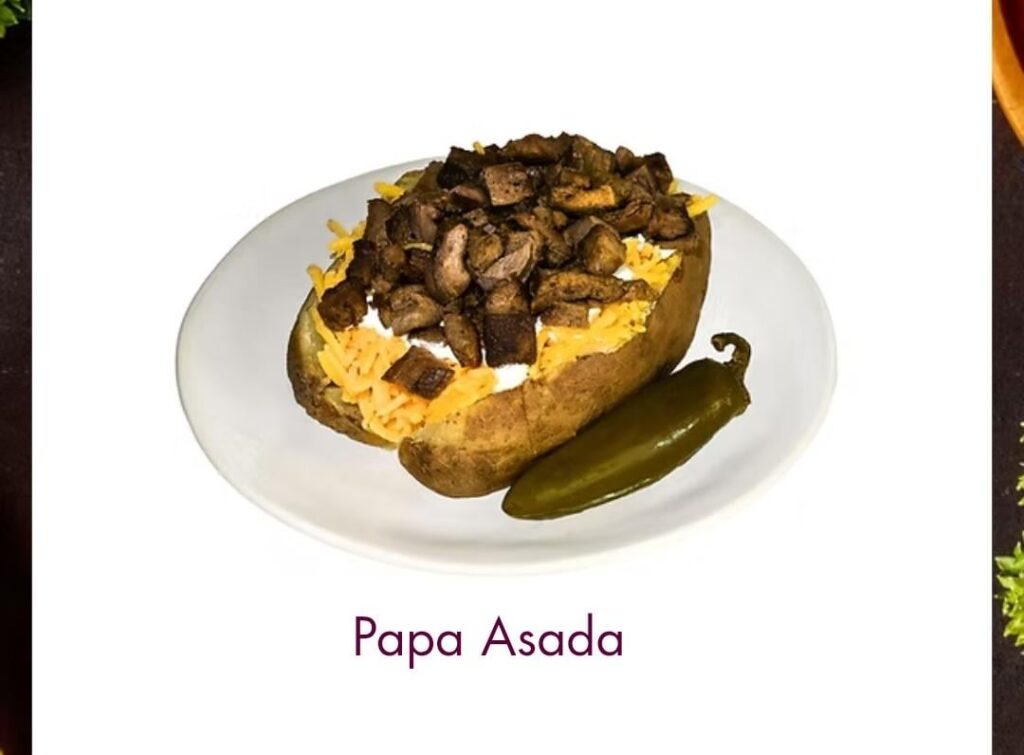 Who has the best version of Mexican Baked Potato with Beef Fajita or Asada? Never had it and want to try and good one for my first time.