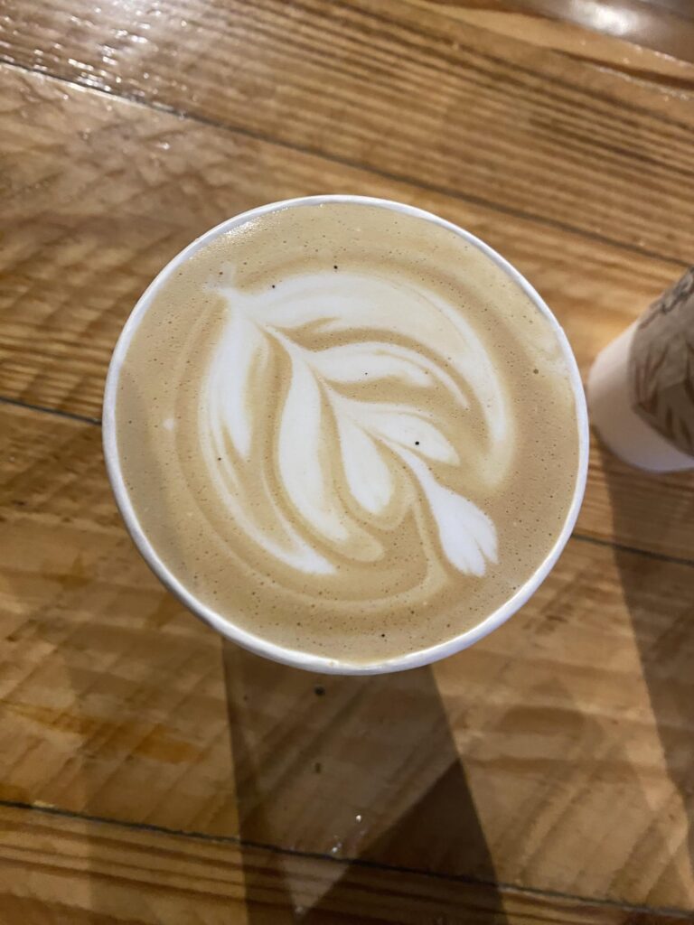 latte art dump