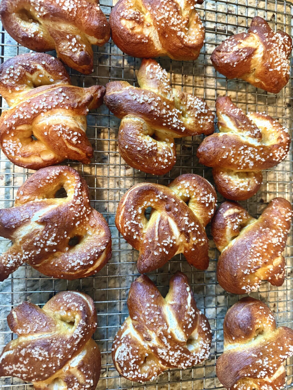 Made pretzels bc I’m stuck inside