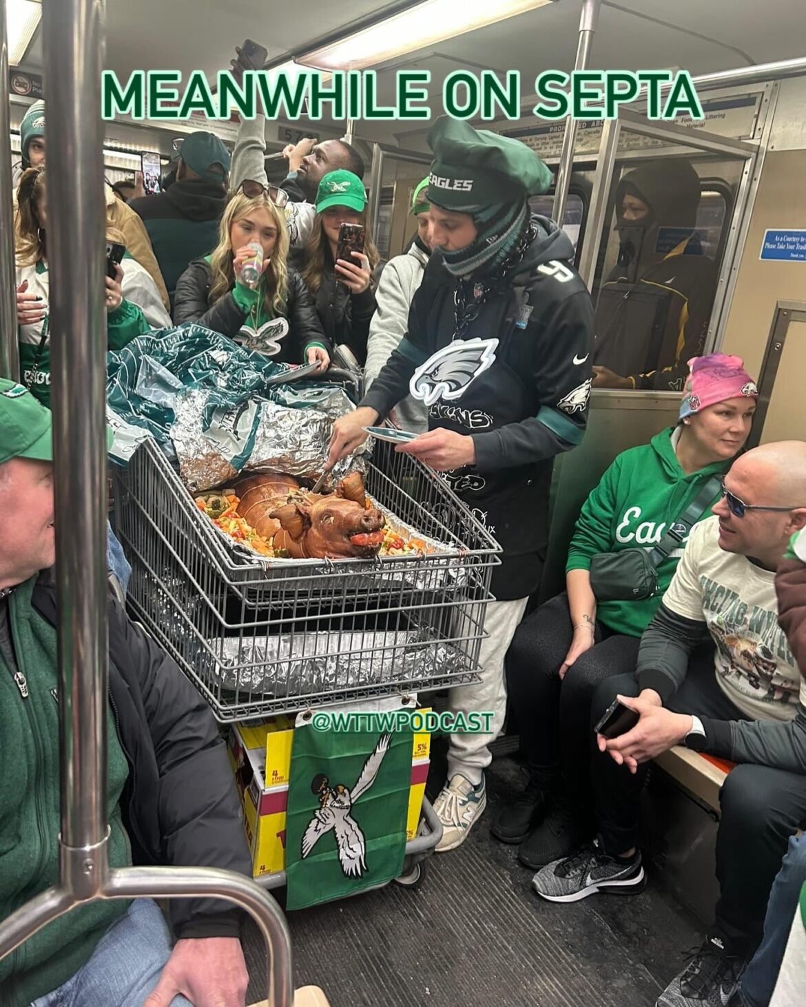 Nothing quite like transporting your whole pig on the BSL!