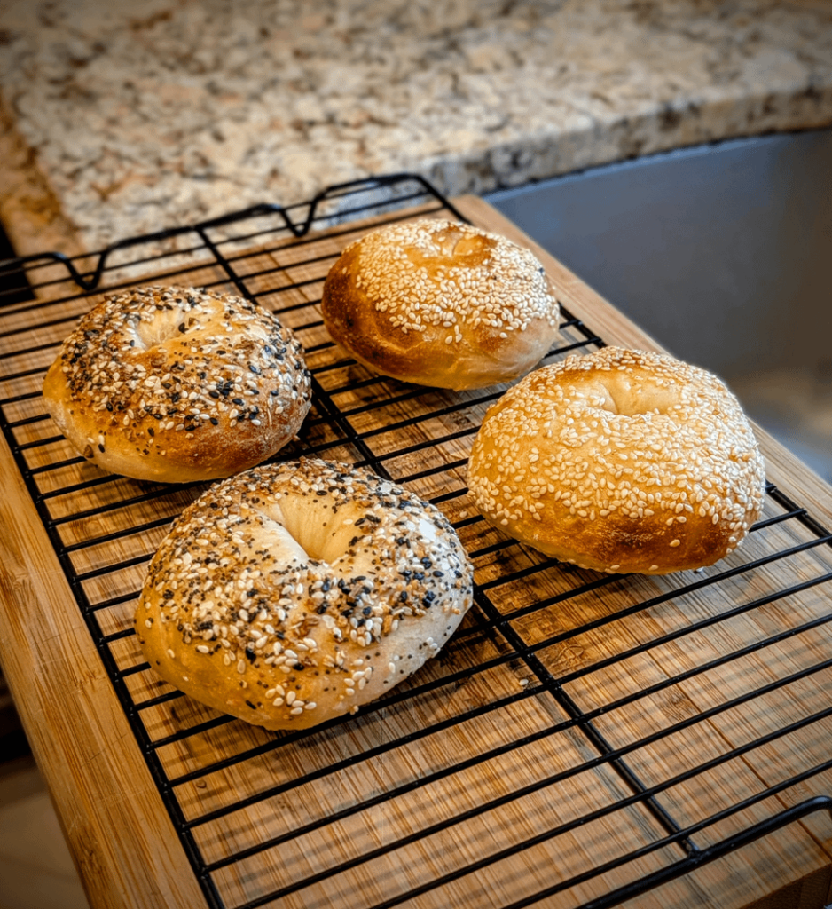 Nailed these high protein Greek yogurt bagels. First shot