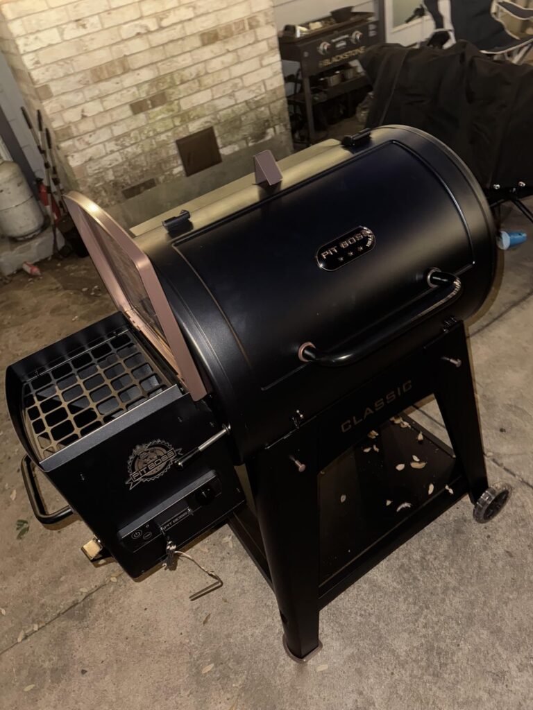 First smoke on the new PitBoss