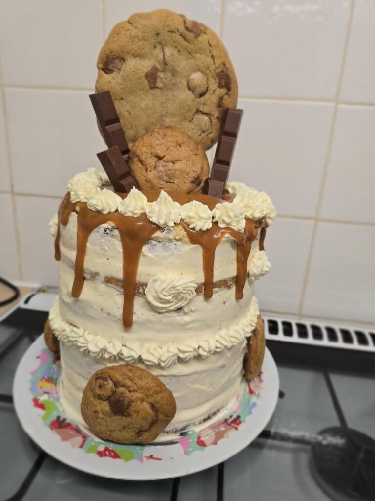 Cake I made for my daughters 17th birthday