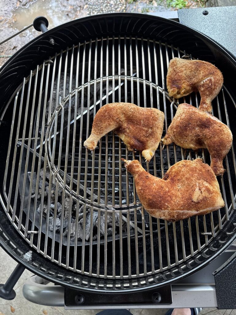 A little late lunch for the wife and I on this rainy Sunday.