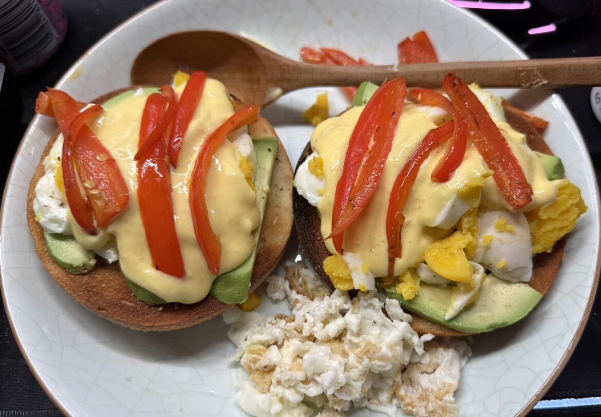 it’s not steak! Sous vide hollandaise and “boiled” eggs