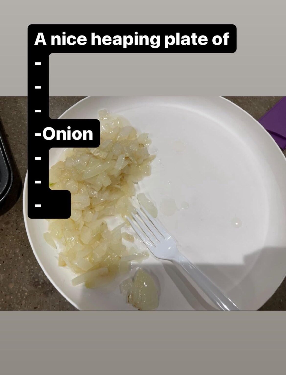 A heaping plate of…