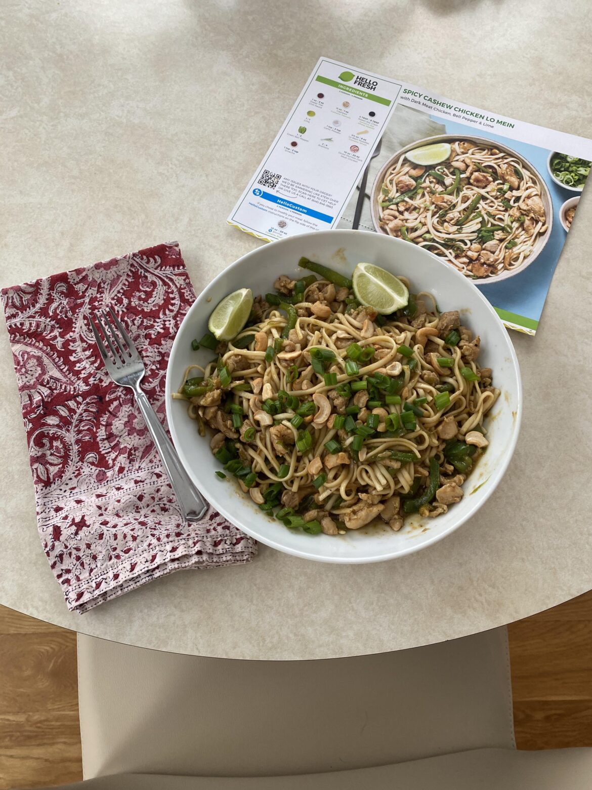 Spicy chicken Lo-mien