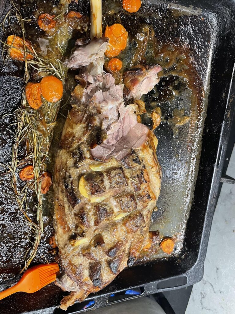 Roast Lamb slow cook oven
