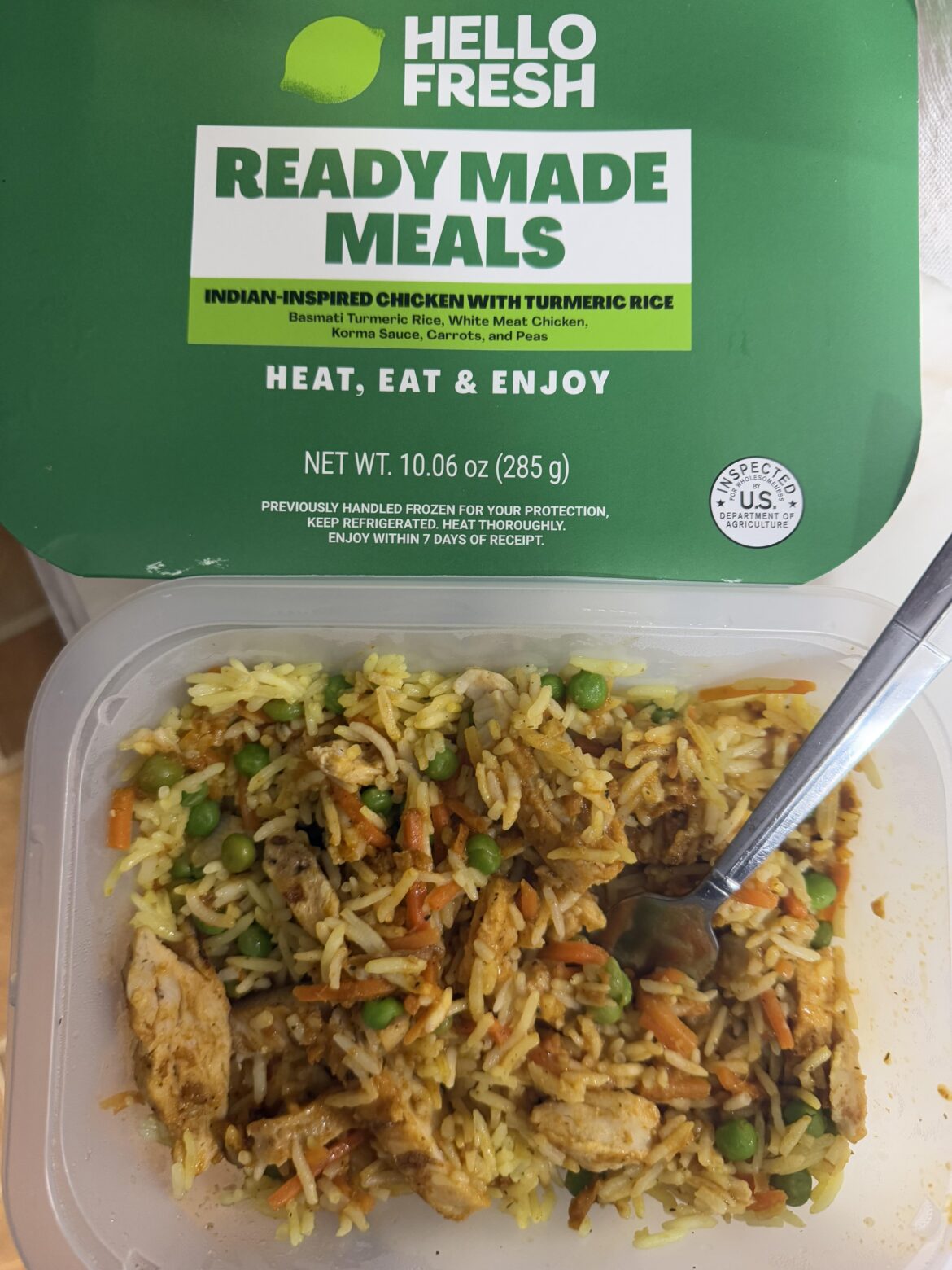 Ready made meals: Indian inspired chicken with turmeric rice review Ready made meals: Indian inspired chicken with turmeric rice review