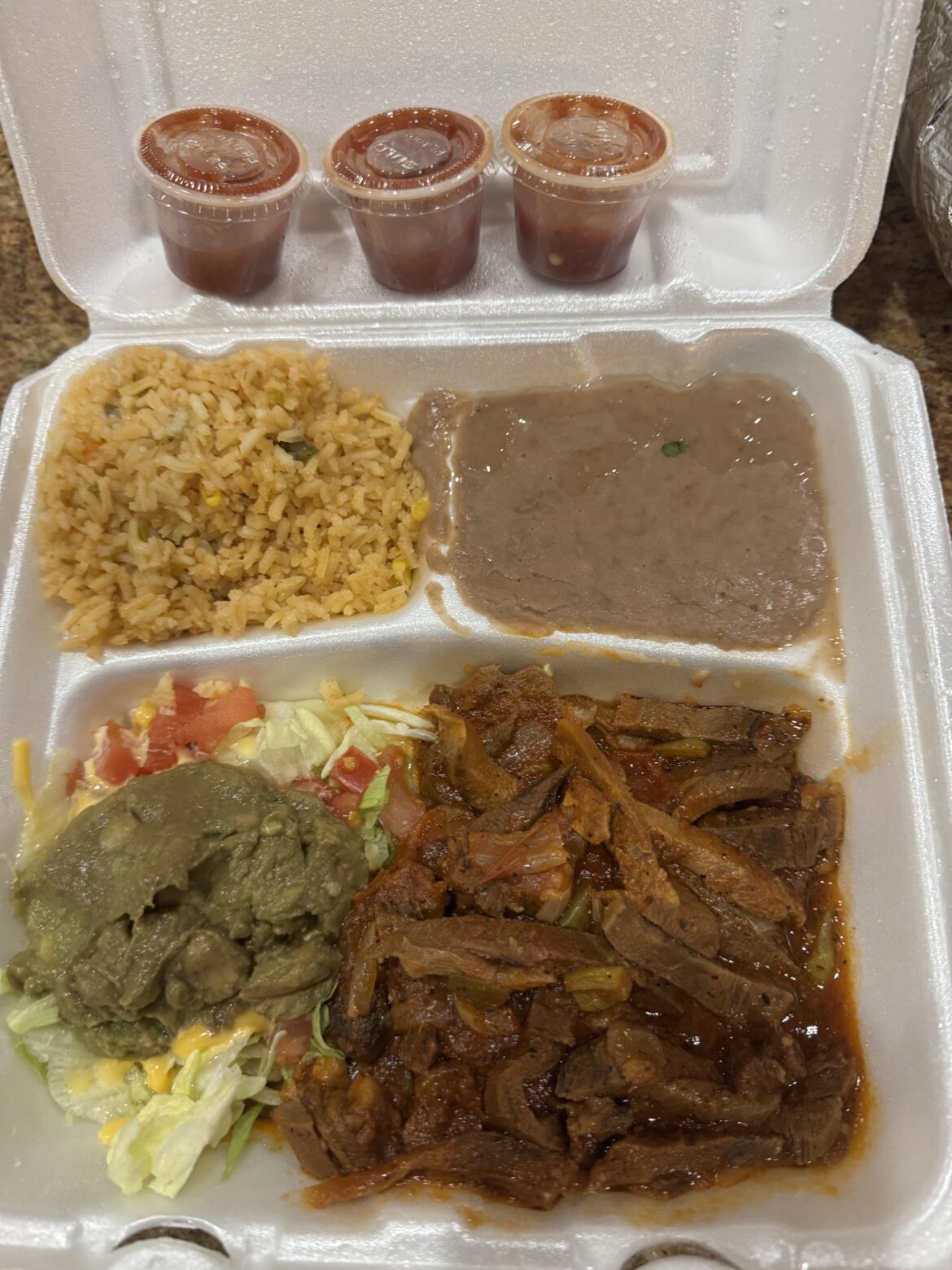 Looking for takeaway lengua, cow tongue, a delicacy in the ATX, La Posada got you covered. Yeah it’s sauced up, but a solid 4 stars. Haters sauce off.