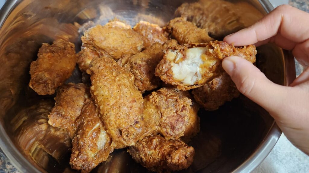 Using gameday as an excuse to make ~40 wings for yourself