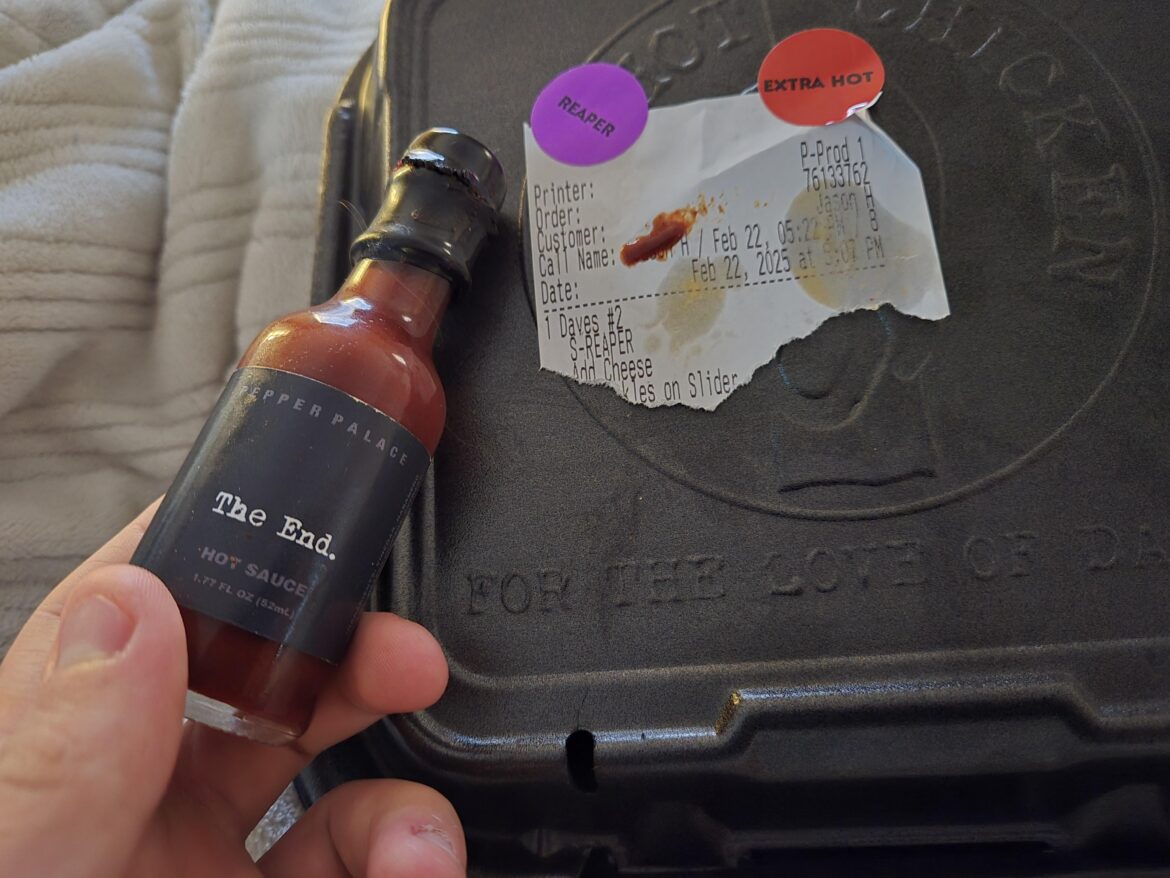 Dave's reapers chicken + the end