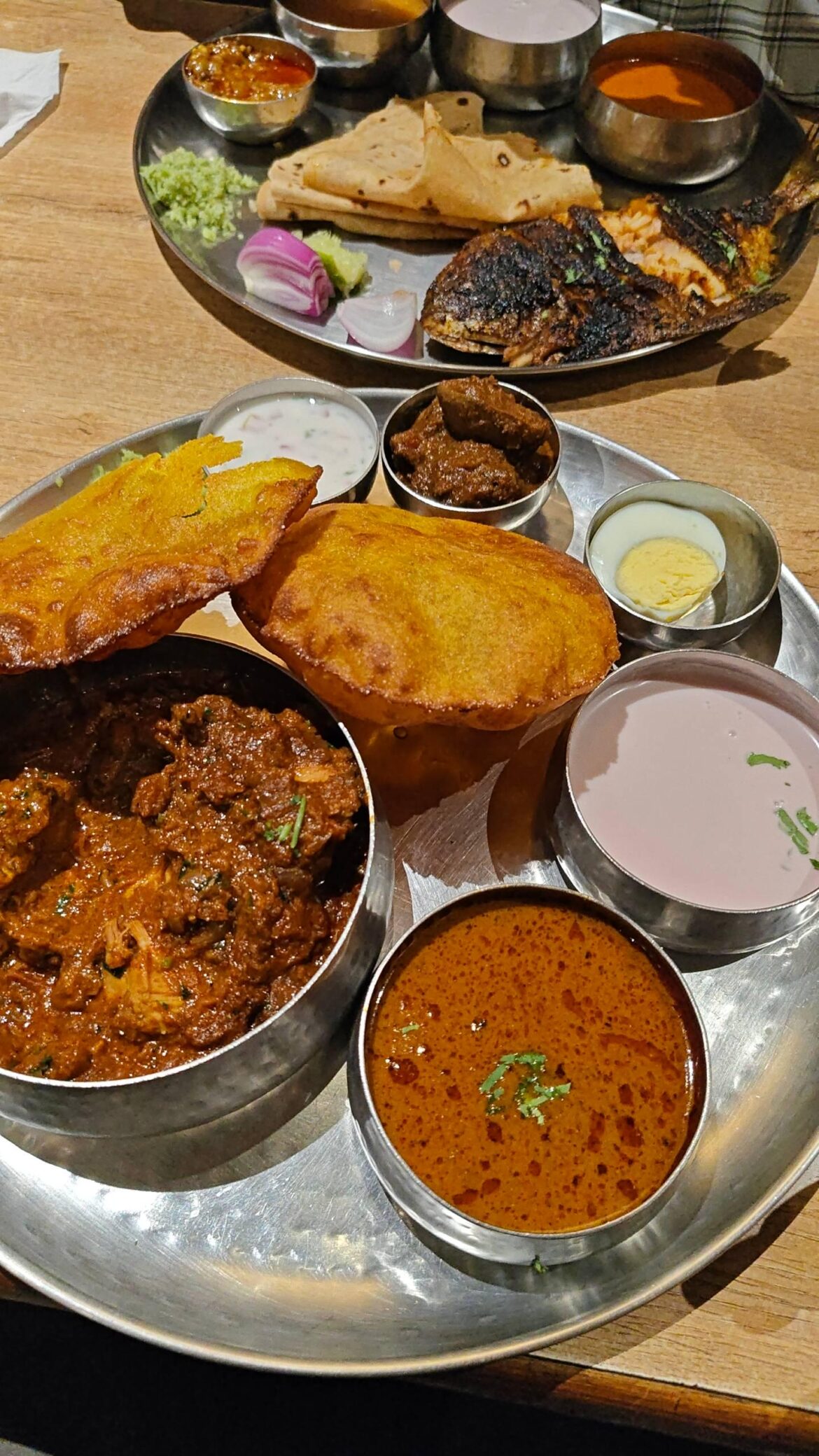 Maharashtrian Chicken Thali 💗