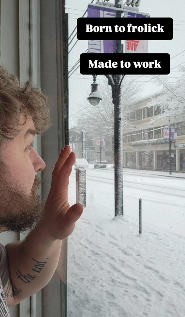 It only shows here maybe 3 times a year, and I'm stuck doing brunch