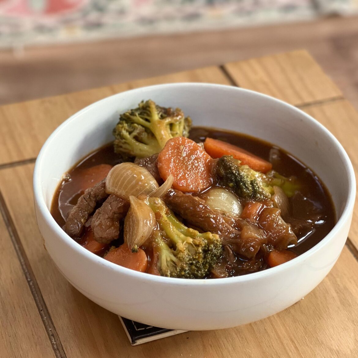 Spicy beef and vegetable stew