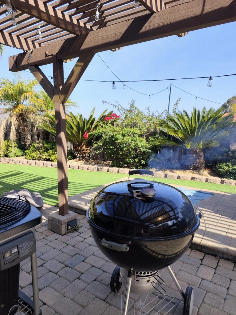 Baby backs on the 26