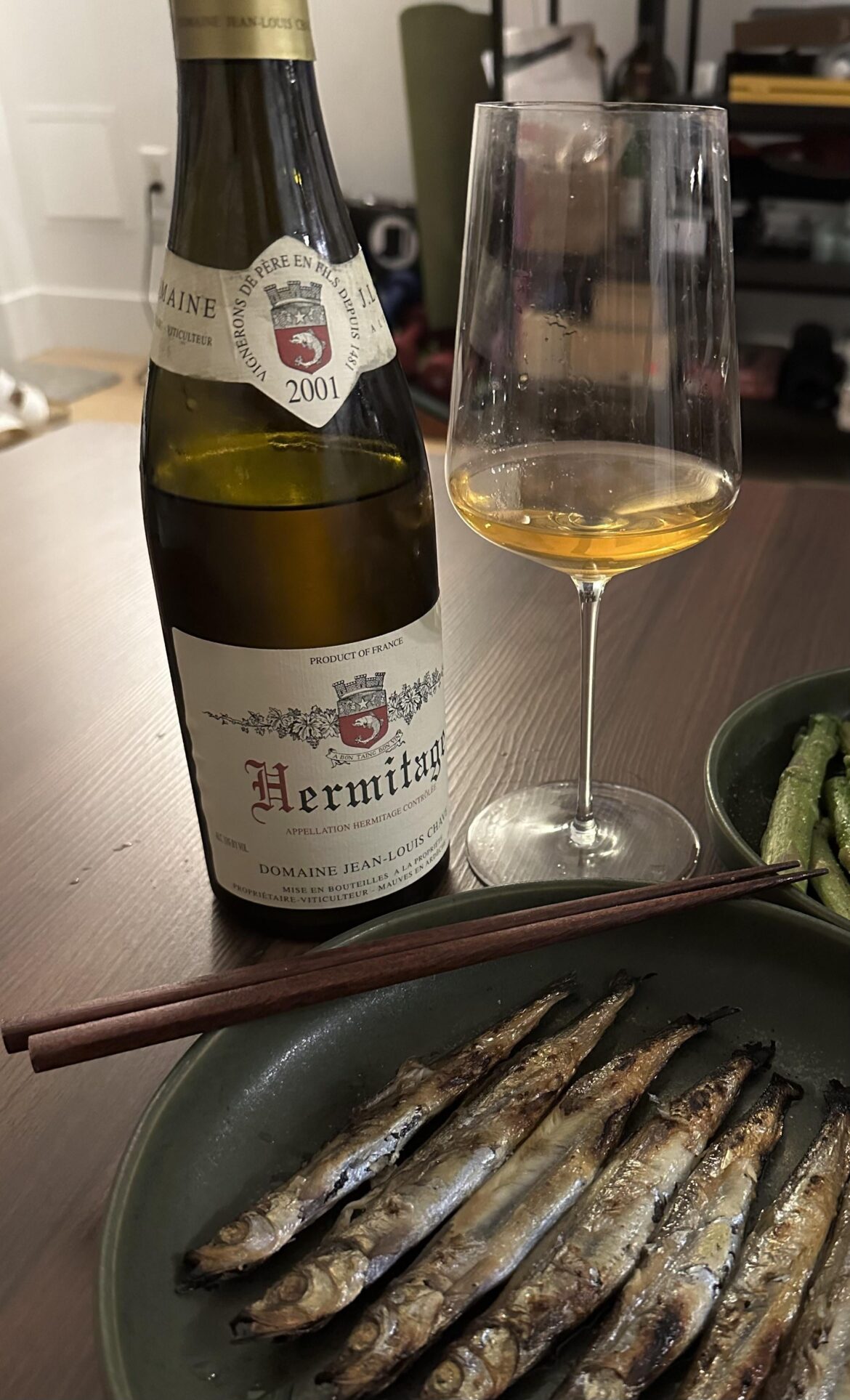 When in doubt, drink Chave? 2001 Hermitage Blanc