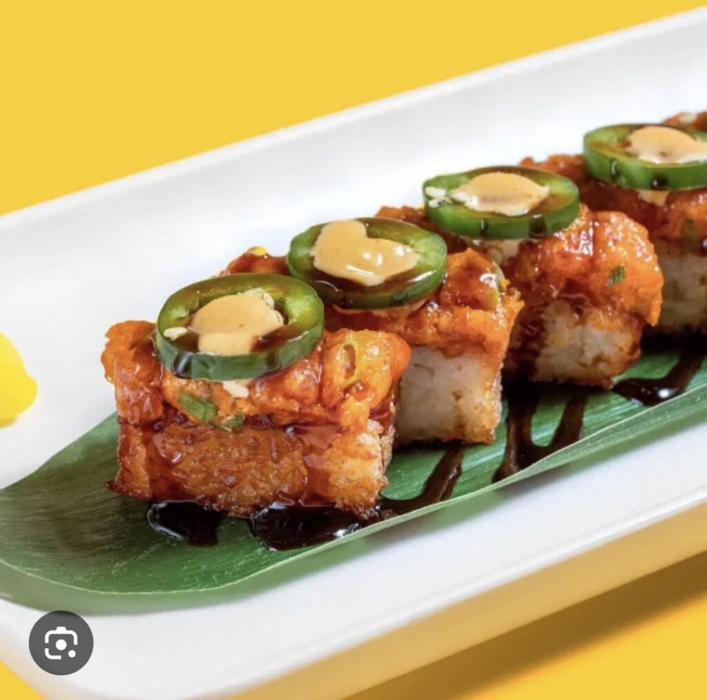 How many calories in this tuna crispy rice?