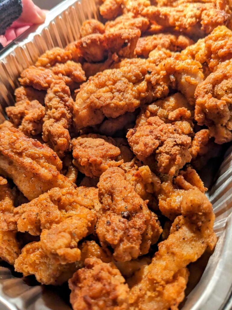 My son wanted KFC or Nandos but payday isn't today