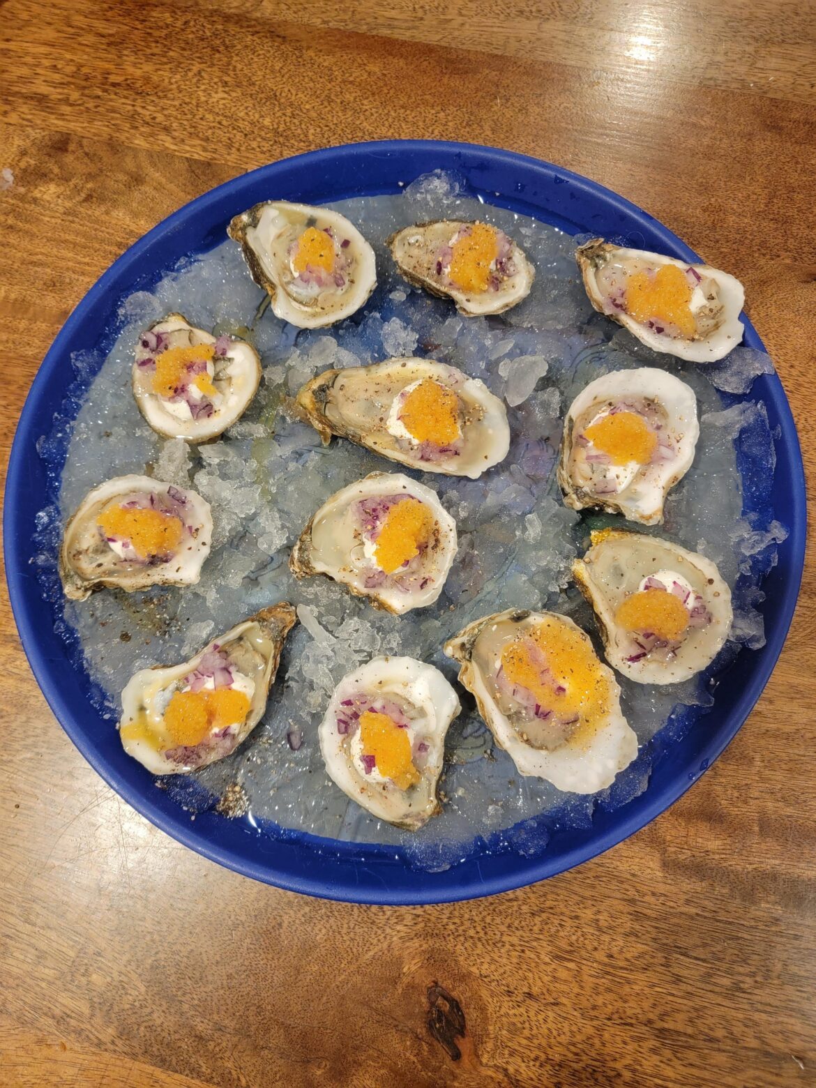 Atlantic Oysters and Great Lakes Whitefish Caviar