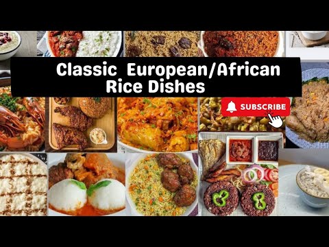 Rice Wonder || Classic European/ African Rice Dishes Rice Wonder || Classic European/ African Rice Dishes