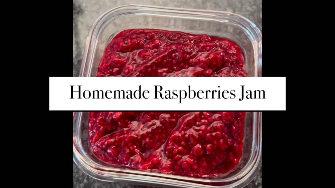 Homemade Raspberries Jam Quick Easy Healthy