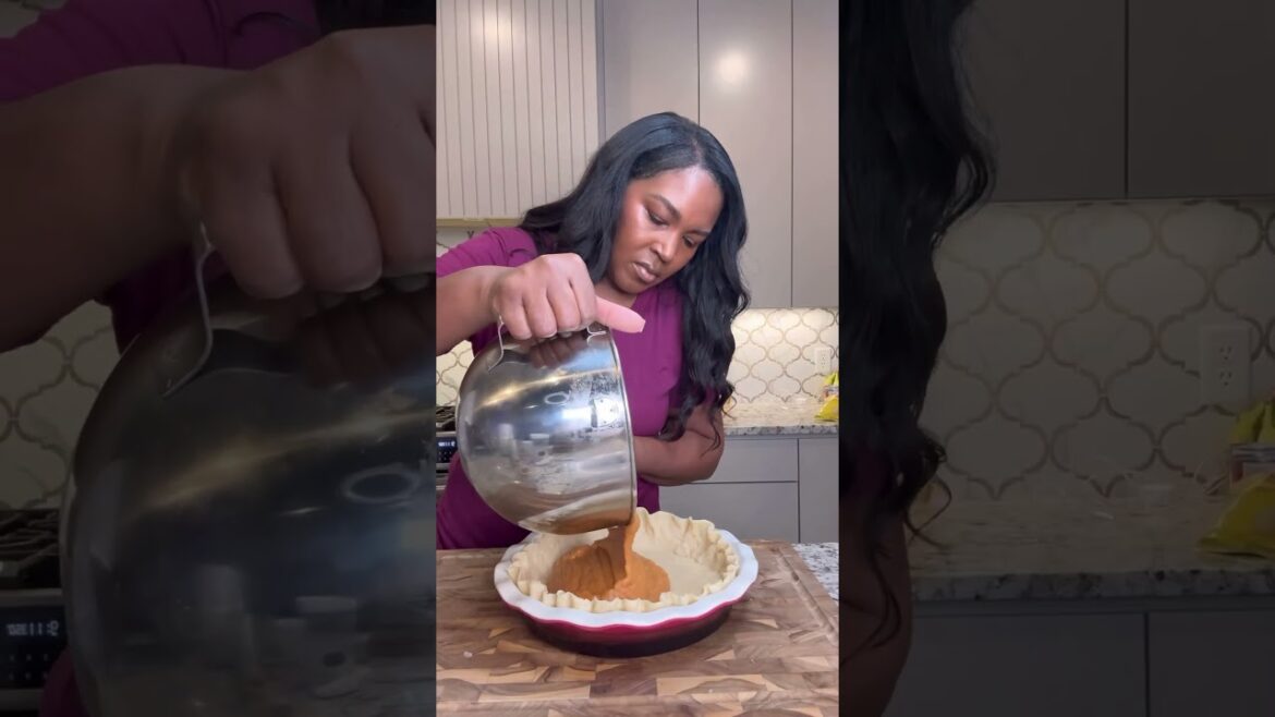 Delicious Sweet Potato Pie! #recipe #sweetpotatopie #pie