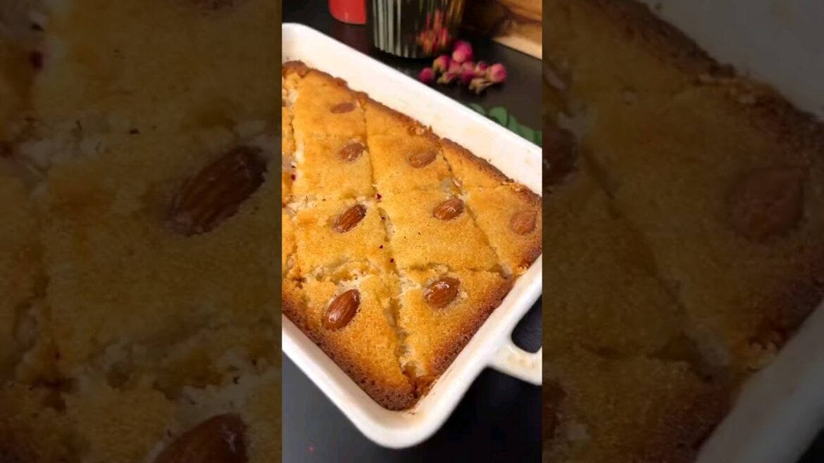 Egyptian Dessert Basbousa Recipe | Desert | sujicake