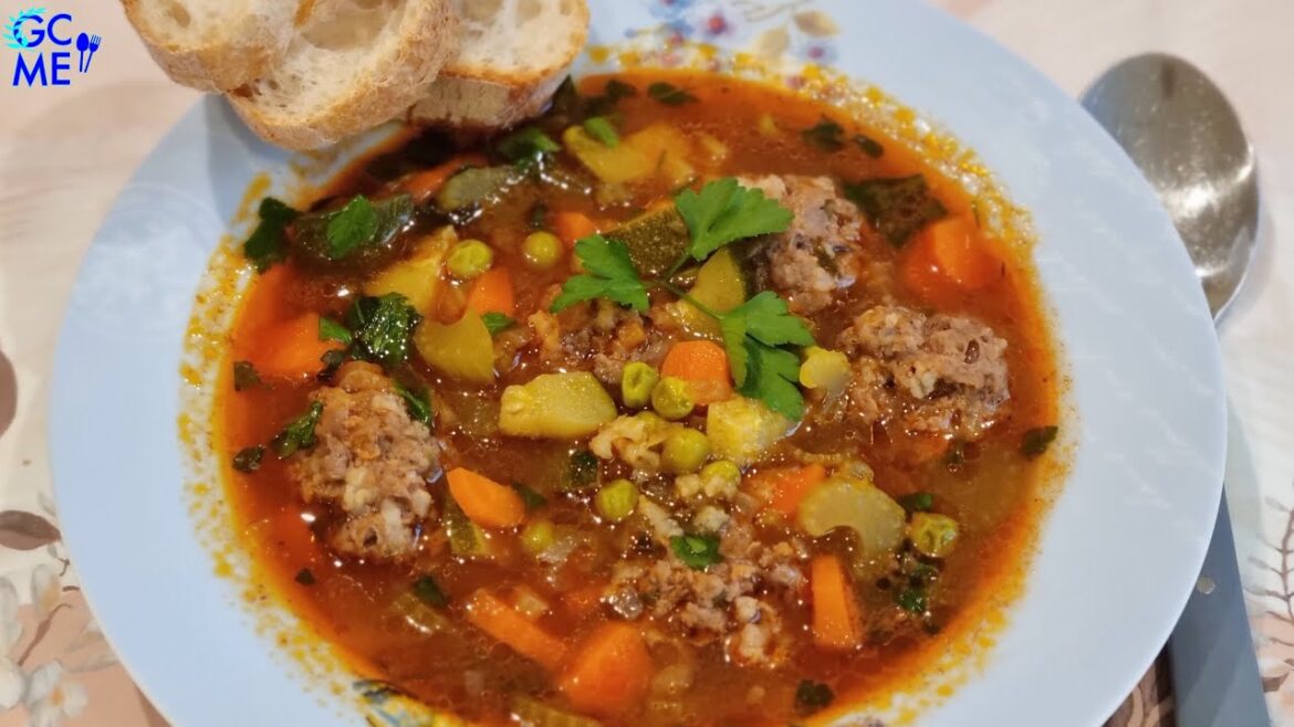 #SHORTS Giouvarlakia Meatballs Soup w/ Tomato & Vegetables – Γιουβαρλάκια Κόκκινη Σούπα με Χορταρικά #SHORTS Giouvarlakia Meatballs Soup w/ Tomato & Vegetables - Γιουβαρλάκια Κόκκινη Σούπα με Χορταρικά