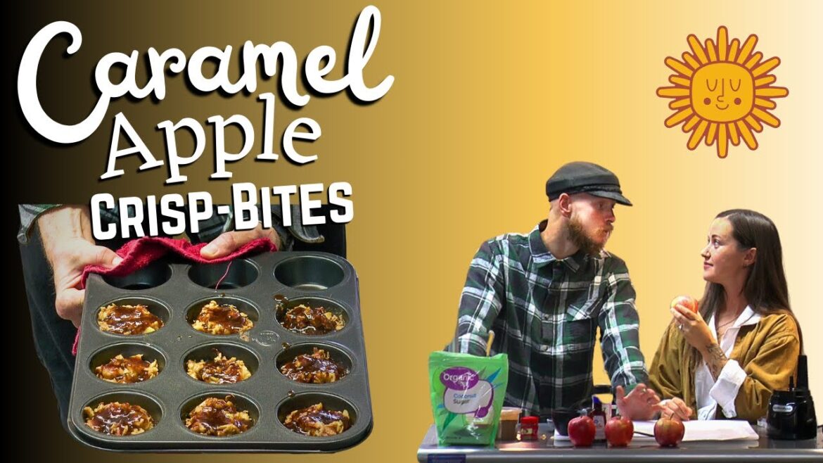 Low Glycemic Caramel Apple Crisp Bites │Easy Vegan & Gluten-Free From Scratch Healthy Dessert Recipe