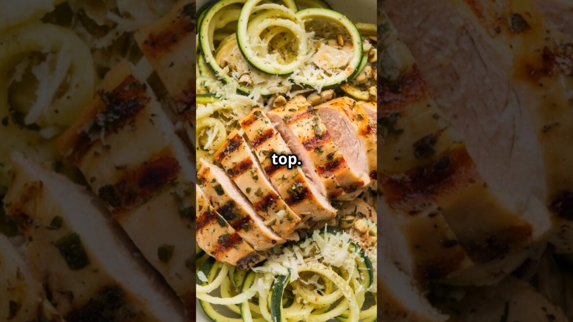 Quick & Easy Zucchini Noodles with Pesto  in Just 15 Minutes